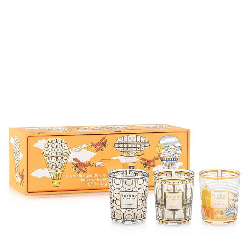 Baobab Trio Travel Candles