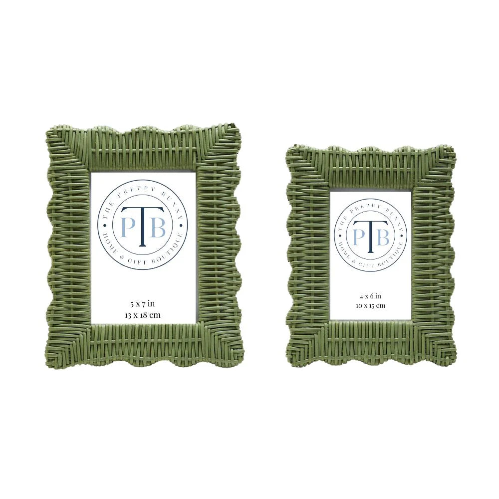 Wicker Weave Photo Frame Lg