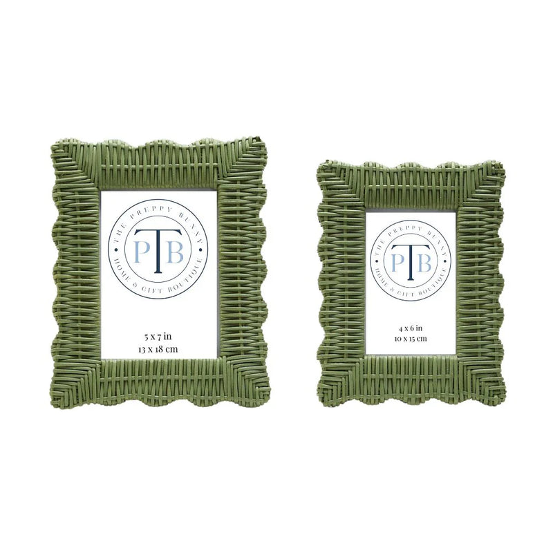 Wicker Weave Photo Frame Sm