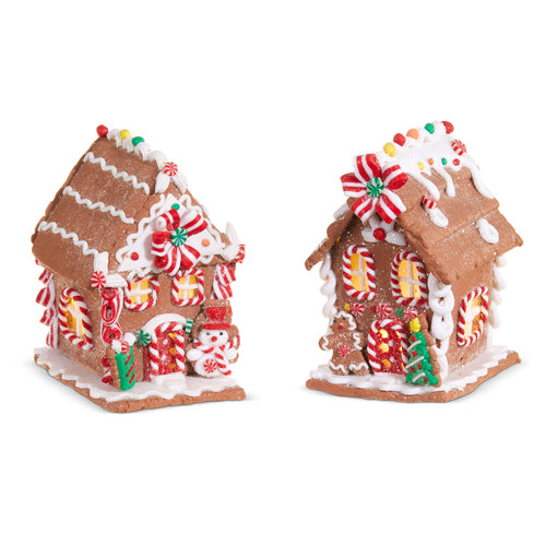 5.5" Lighted Gingerbread House