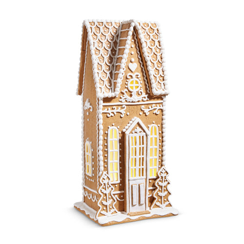 23" LIGHTED GINGERBREAD HOUSE