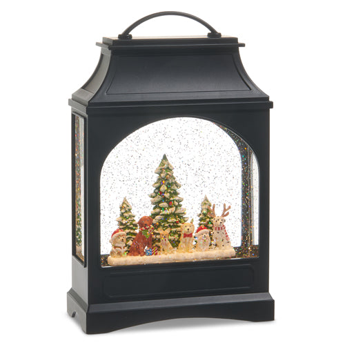 Santa's Best Friend Lantern