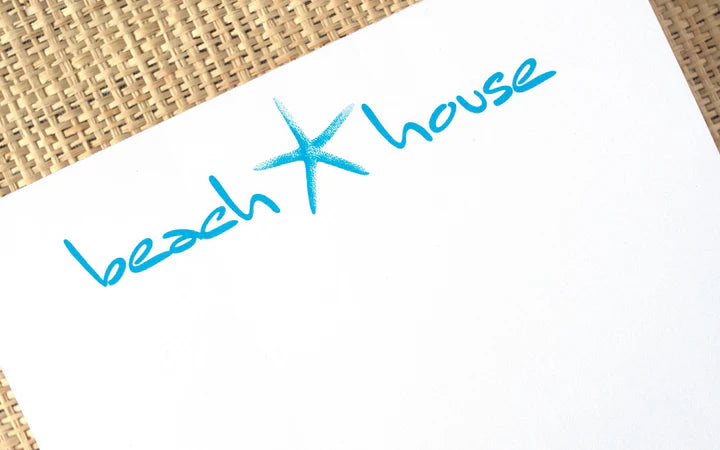 Beach House Notepad Large Rectangle