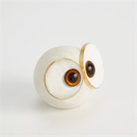 Alabaster Big Eyed Owl