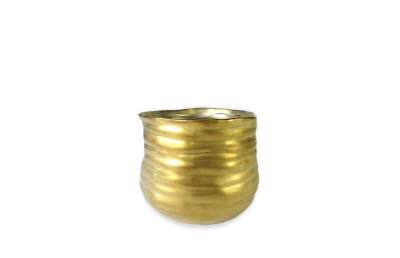 MATTE GOLD 4″ POT