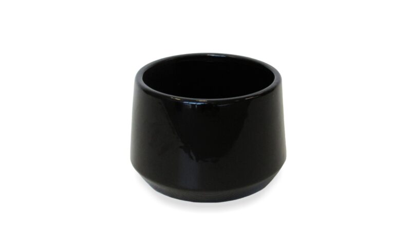 Round Black Pot