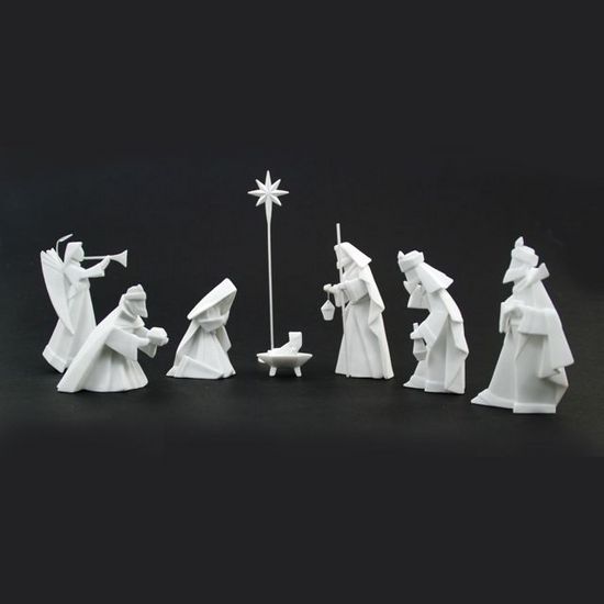 Origami Nativity Set of 9