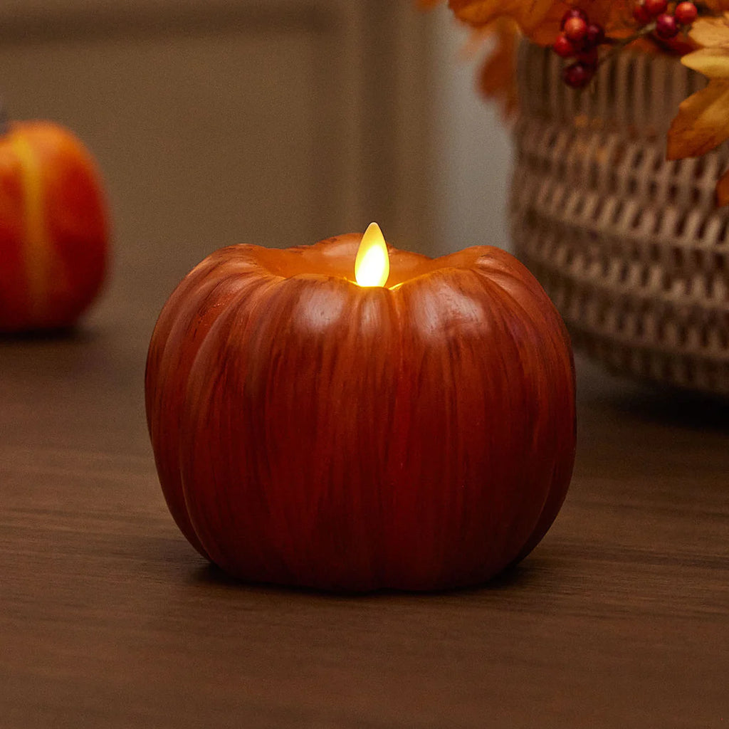 Flameless Pumpkin Candle