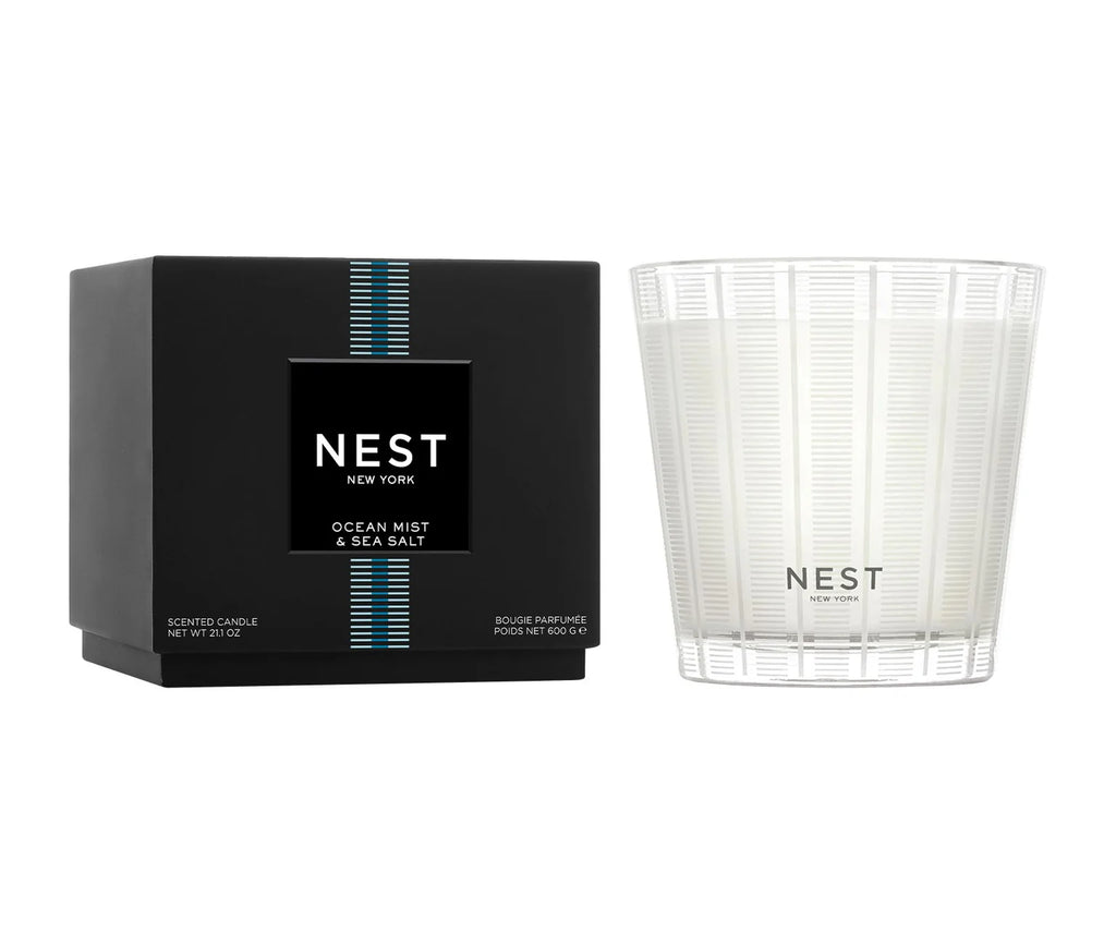 Ocean Mist & Sea Salt 3-Wick Candle