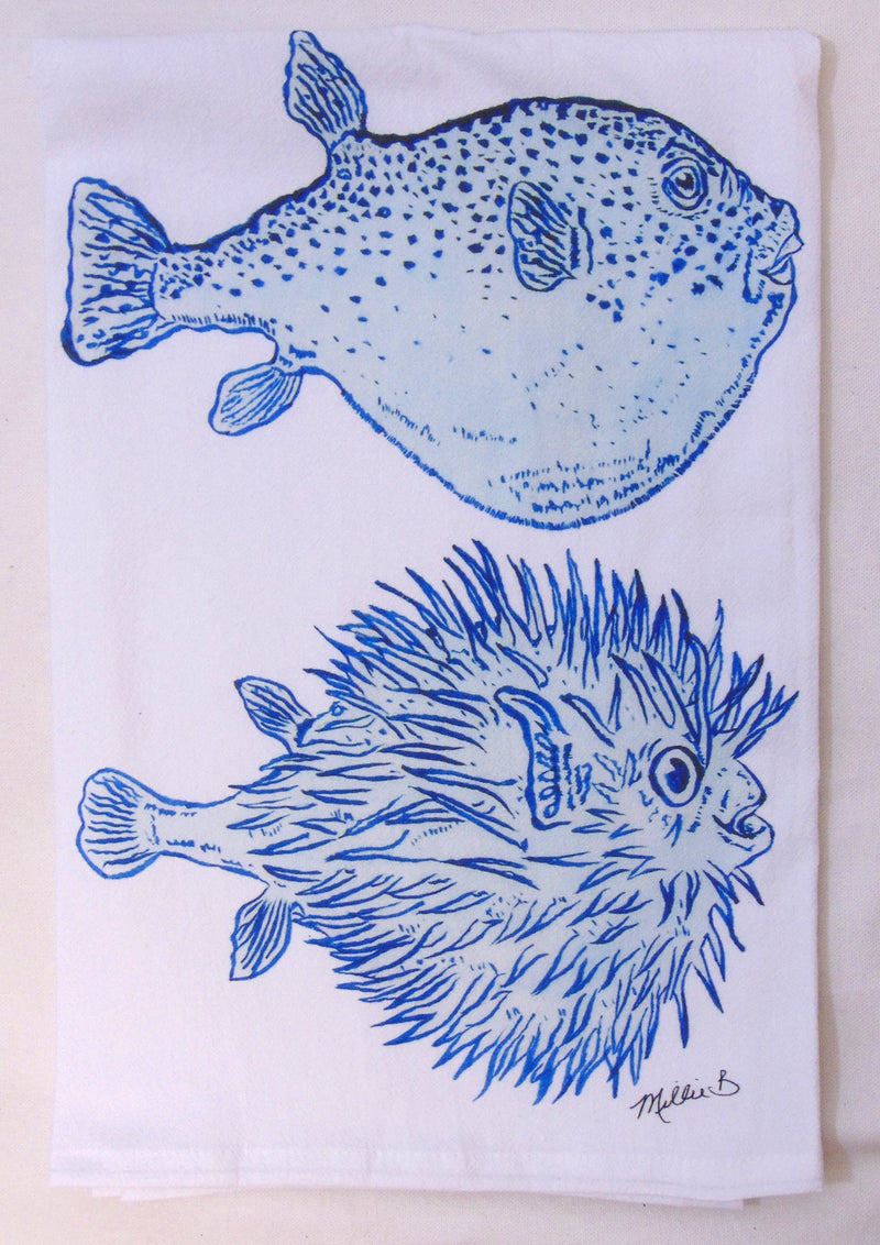 Puffer Fish Kitchen Towel