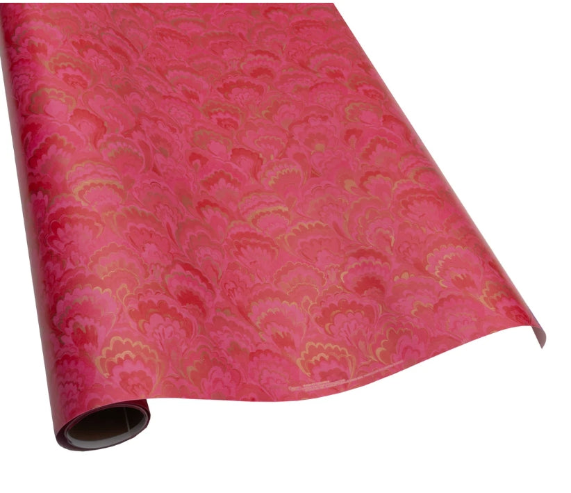 Marbled Ceramica Fuchsia Roll Wrap 30" x 8'