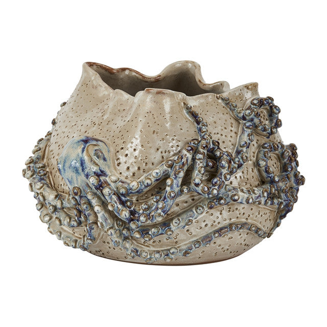 Cream Octopus Vase