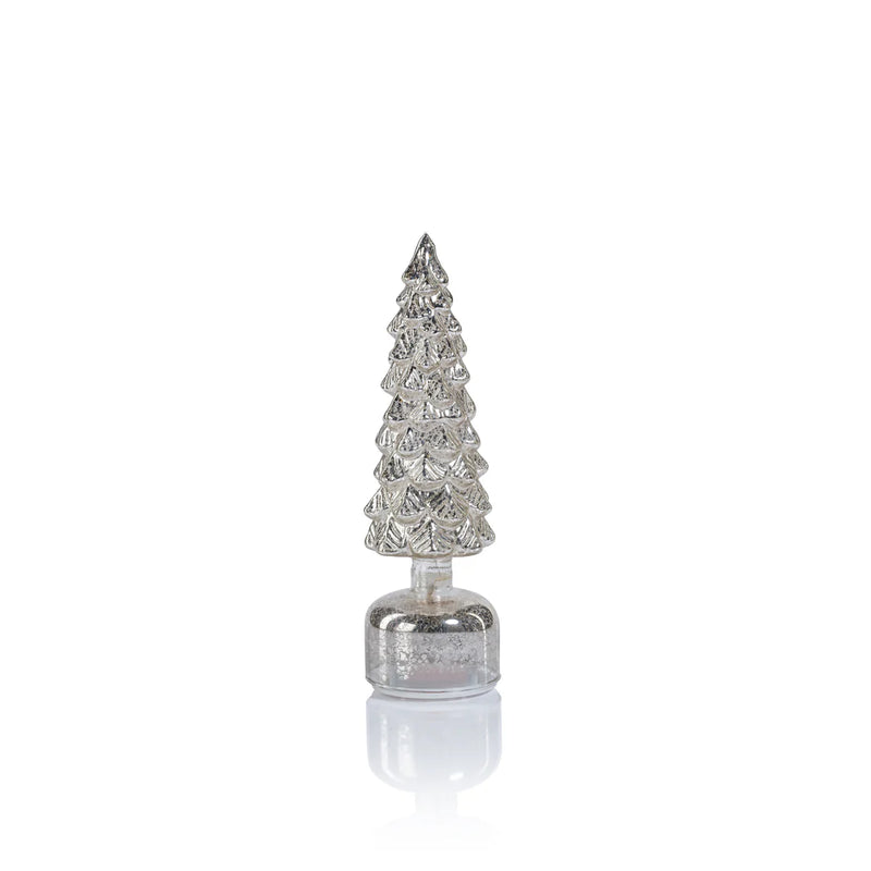 Mountain Pine Rotating Tree - Antique Silver - Short