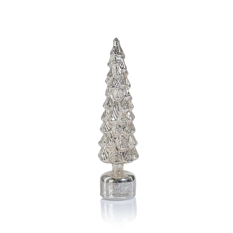 Mountain Pine Rotating Tree - Antique Silver - Tall