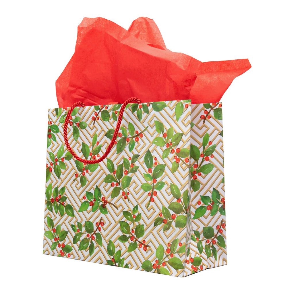 White Christmas Gift Bag Large