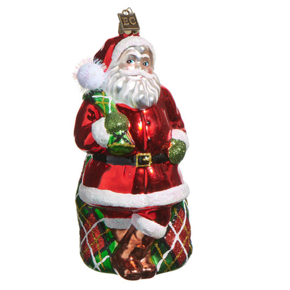 EC 6" Santa's Coming to Town Ornament